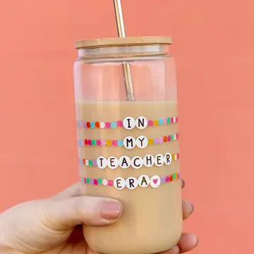 IN MY TEACHER ERA GLASS CUP