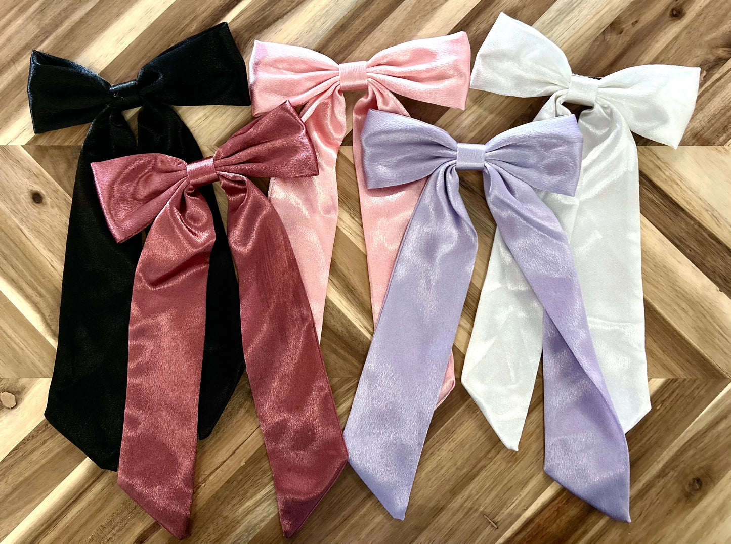 satin bow