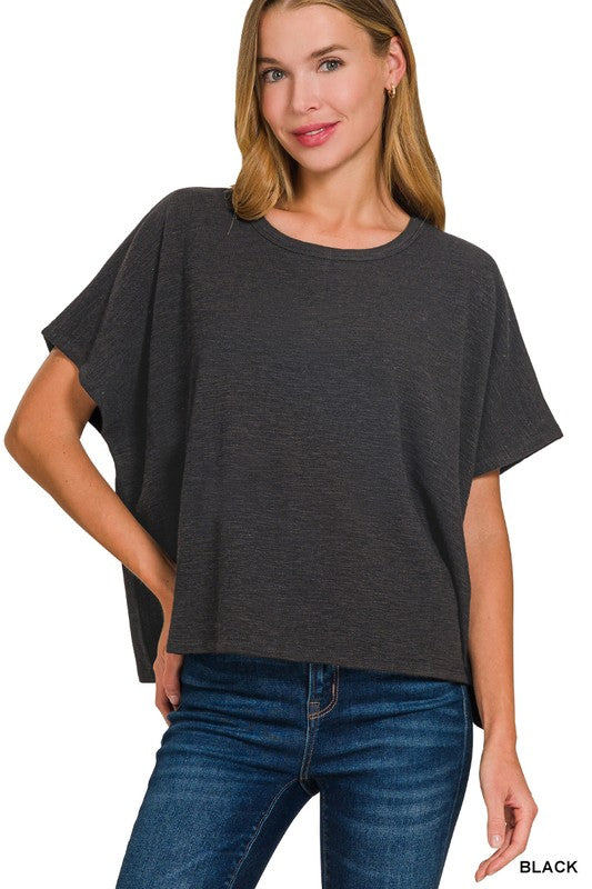Cotton sub oversized tee