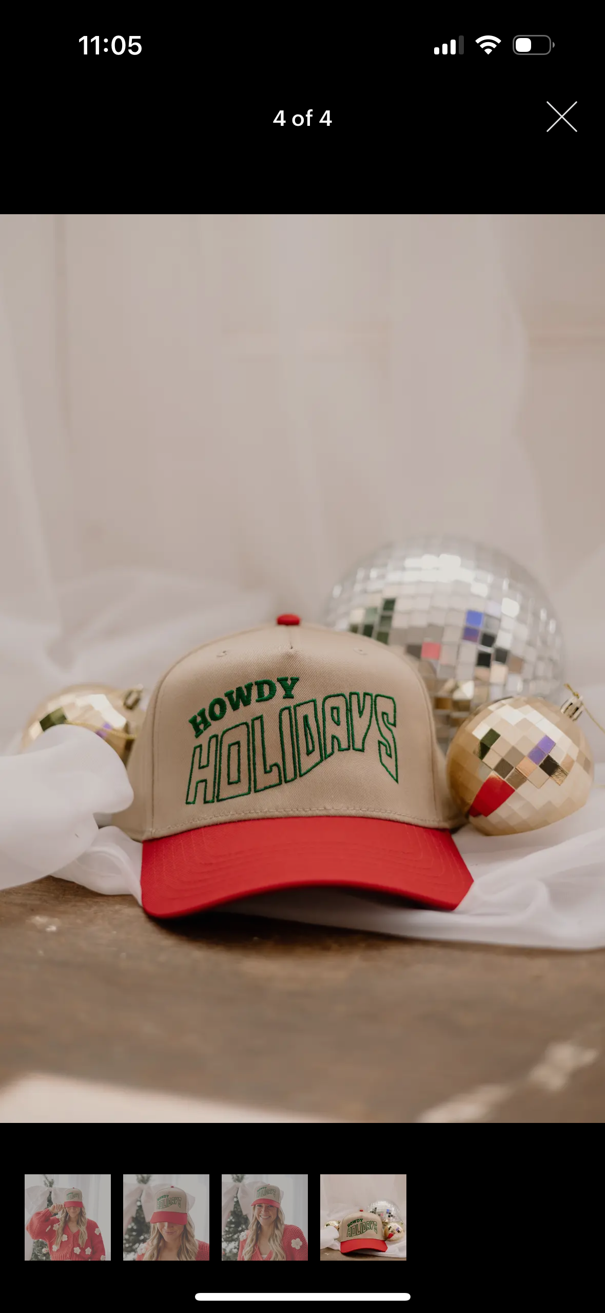 Howdy holidays trucker hat