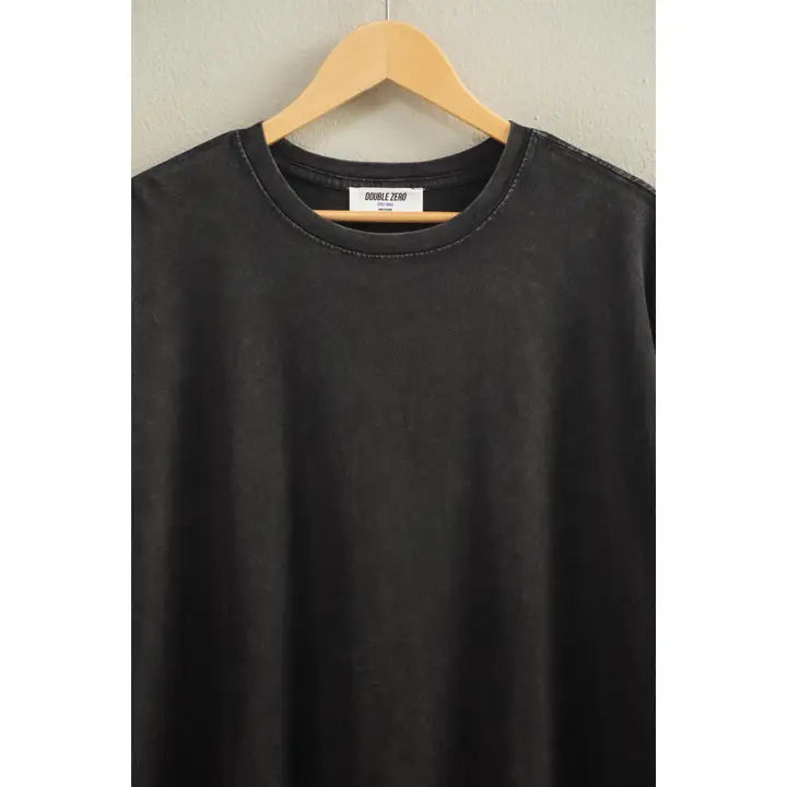 easy tee mineral wash black