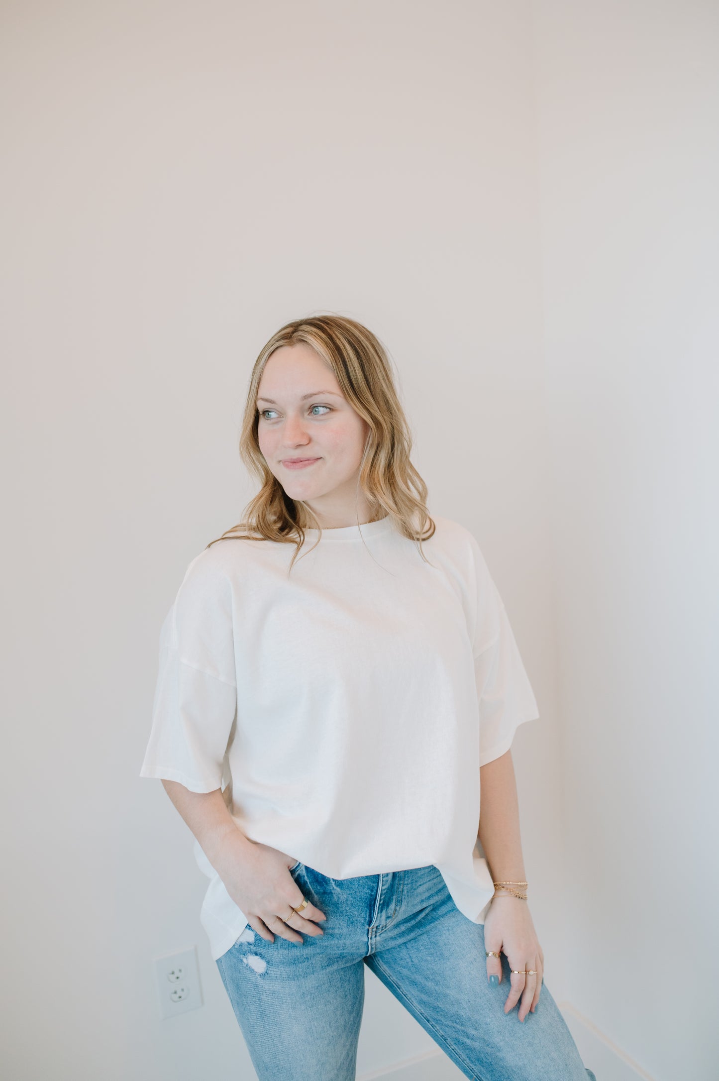 easy tee off white