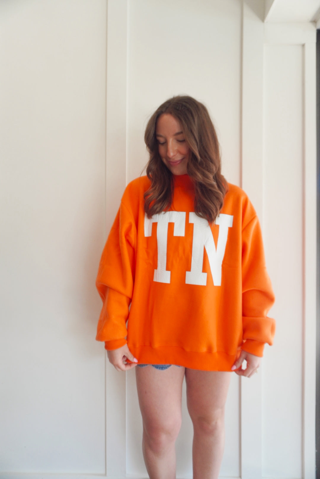TN Orange Reversible Mockneck