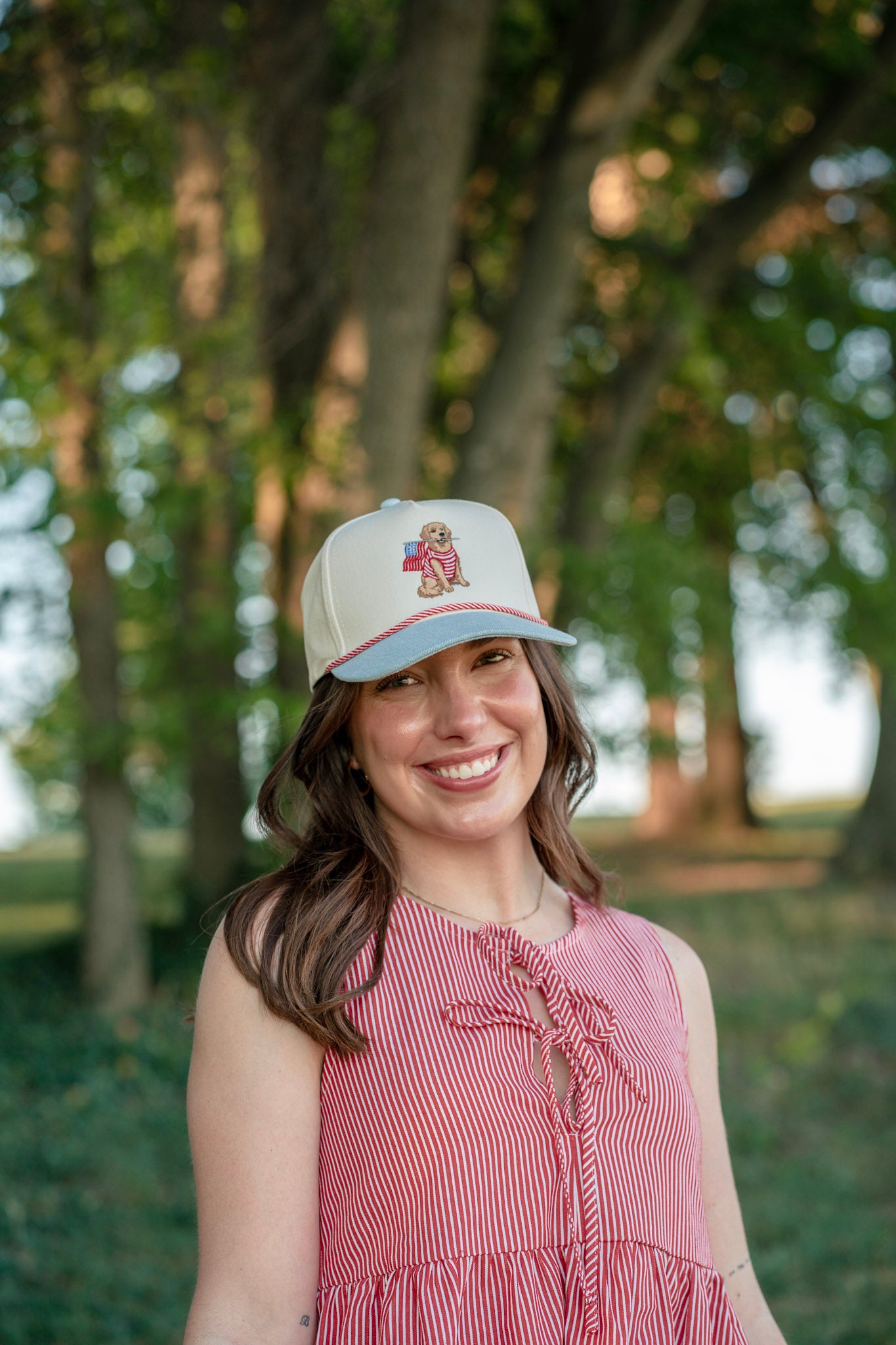 Golden Retriever USA Hat