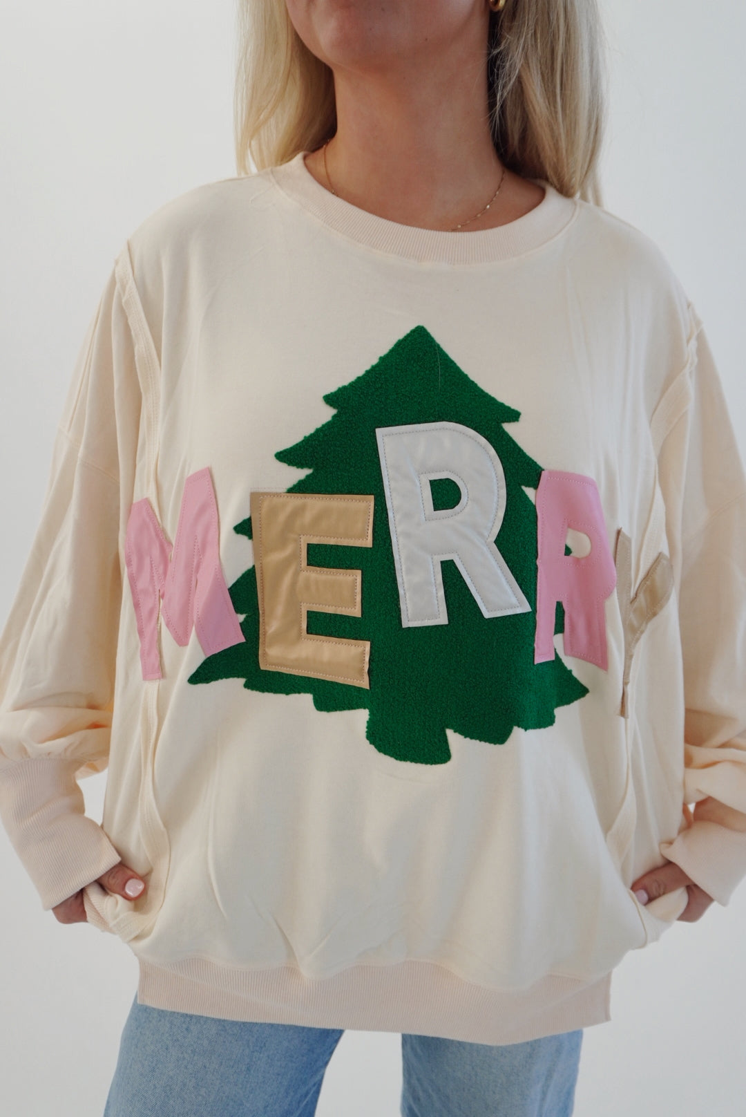 Merry tree sweatshirt