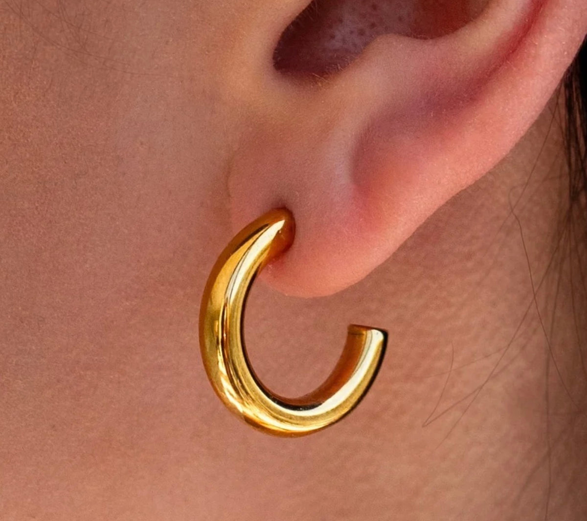 Jolie hoops gold alco small