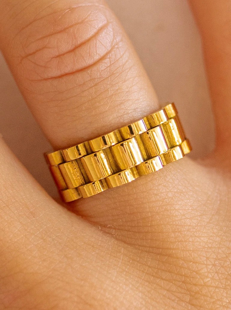 Lineage ring gold alco