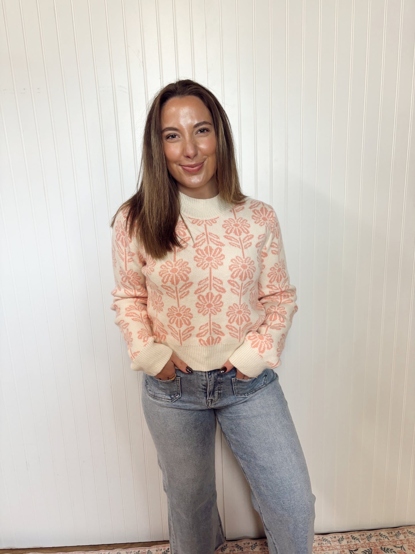 may floral sweater