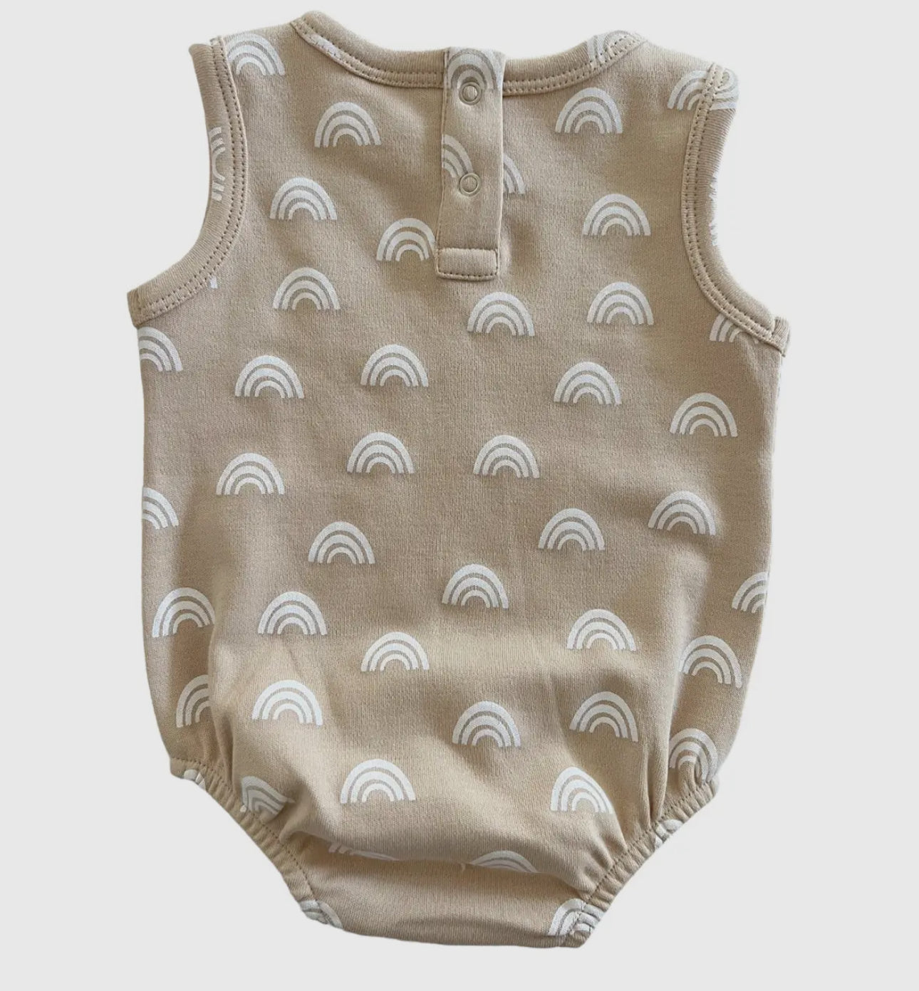 Tan rainbow organic bubble