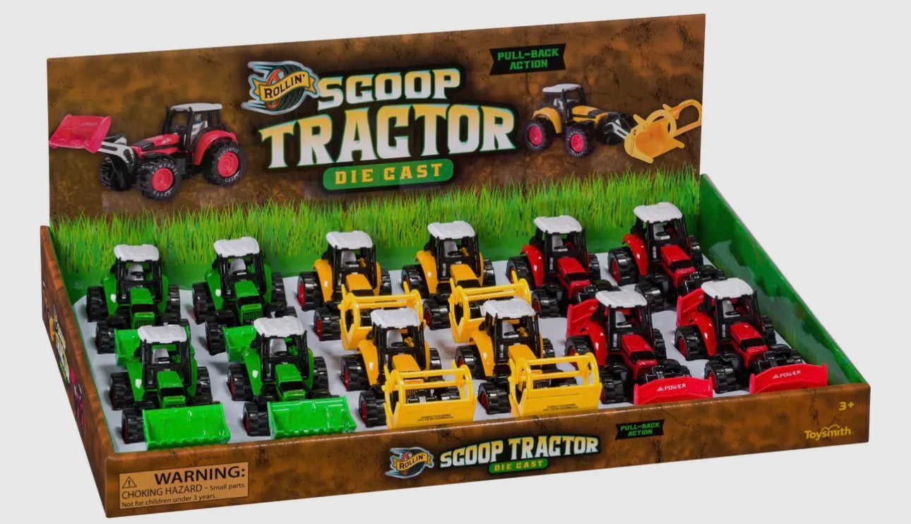 Scoop tractor kids toy