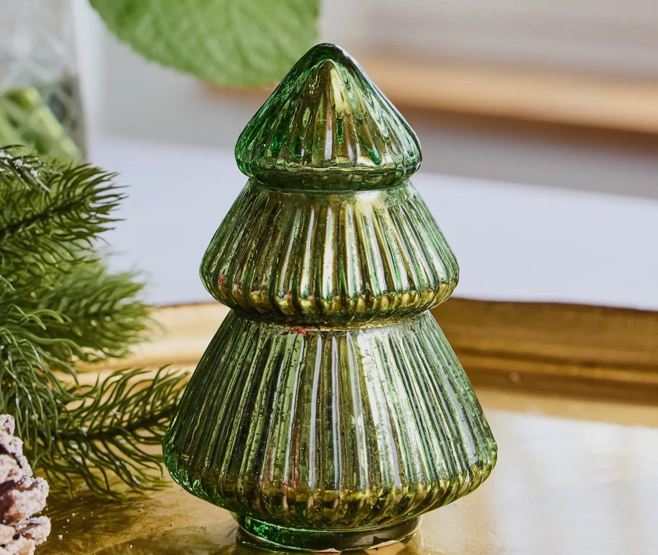 Tree Candle Green