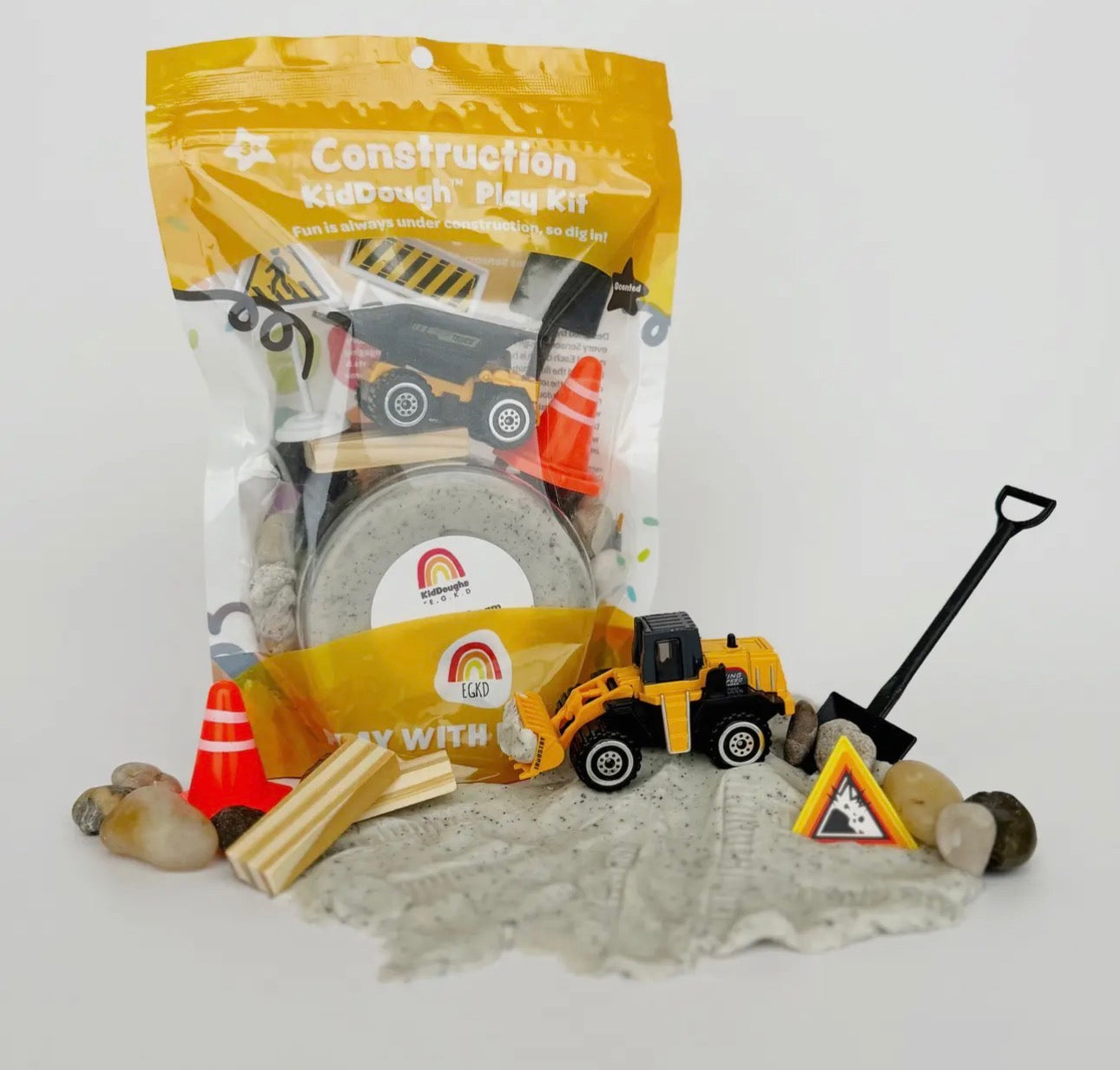 Construction Kiddough Play Kit