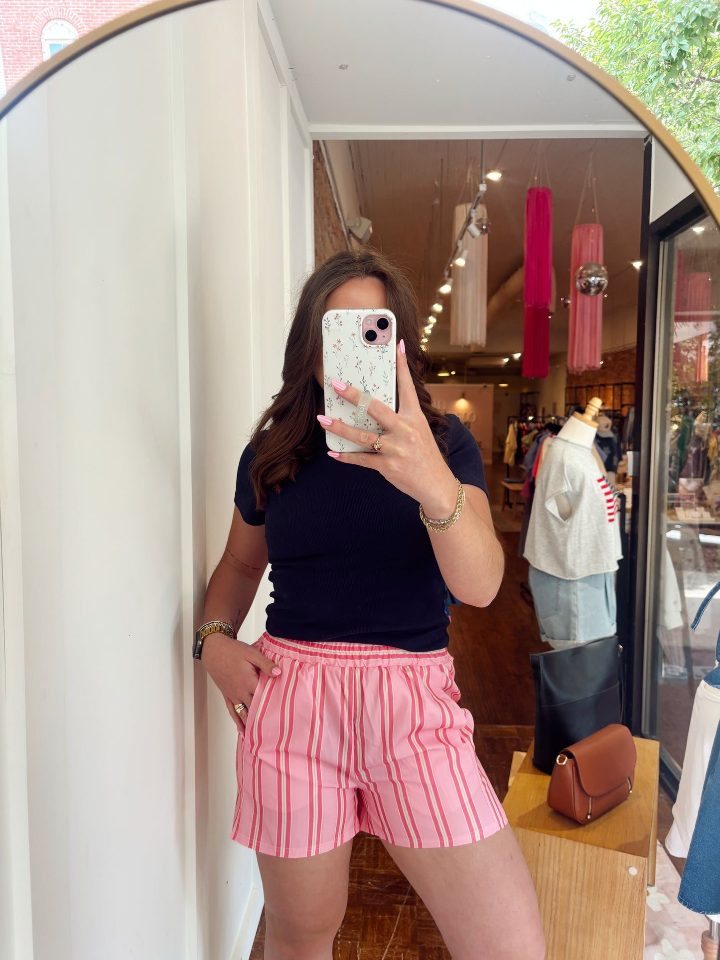 Gracie Pink Boxer Shorts