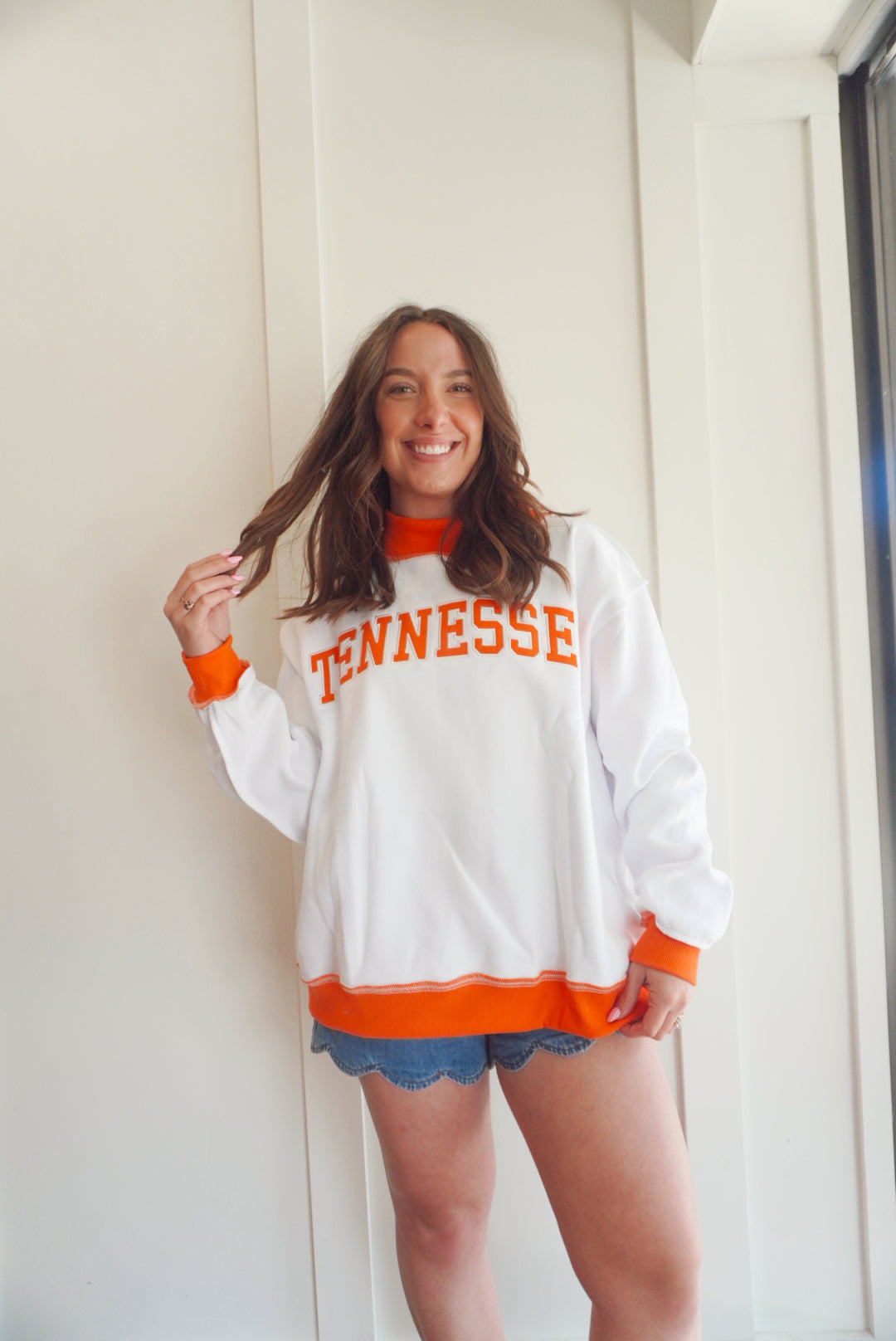 Tennessee Embroidered Mockneck
