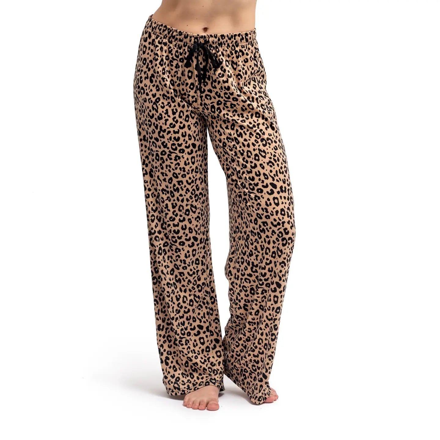 Hello Mello Breakfast in Bed Lounge Pants Feline Good Cheetah