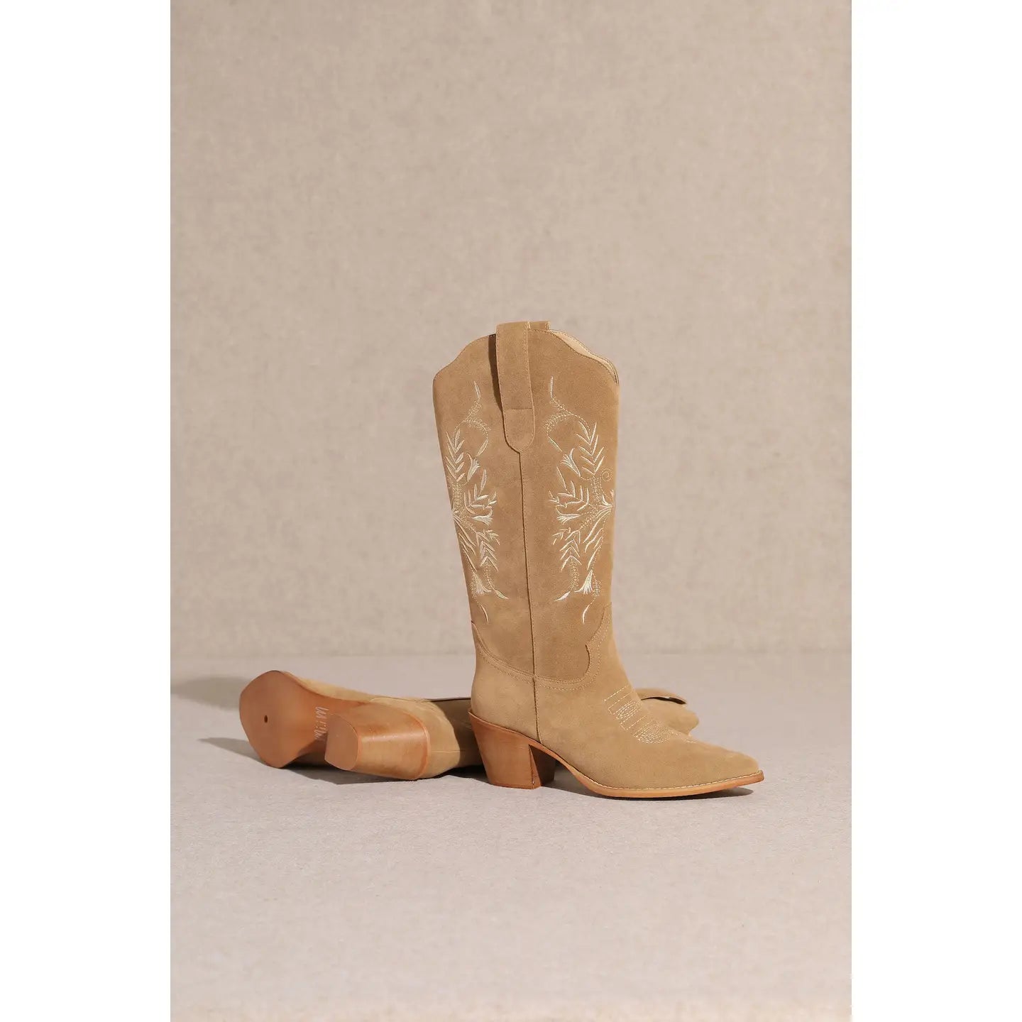 flora taupe boot