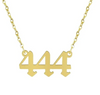 Gold Angel Number Necklace 111-999 HS