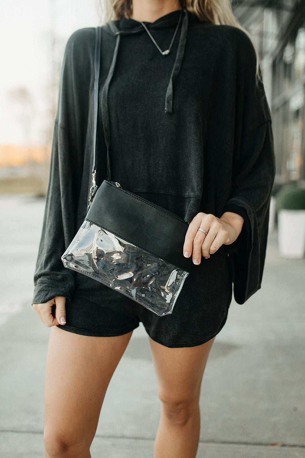 neutral clear bags