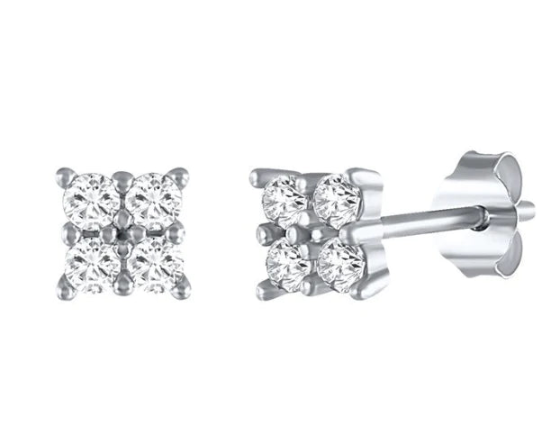 gemini studs silver alco