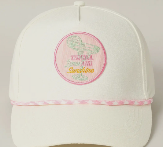 Tequila lime and sunshine trucker hat