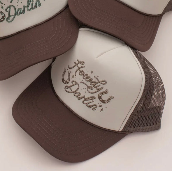 Howdy darling trucker hat