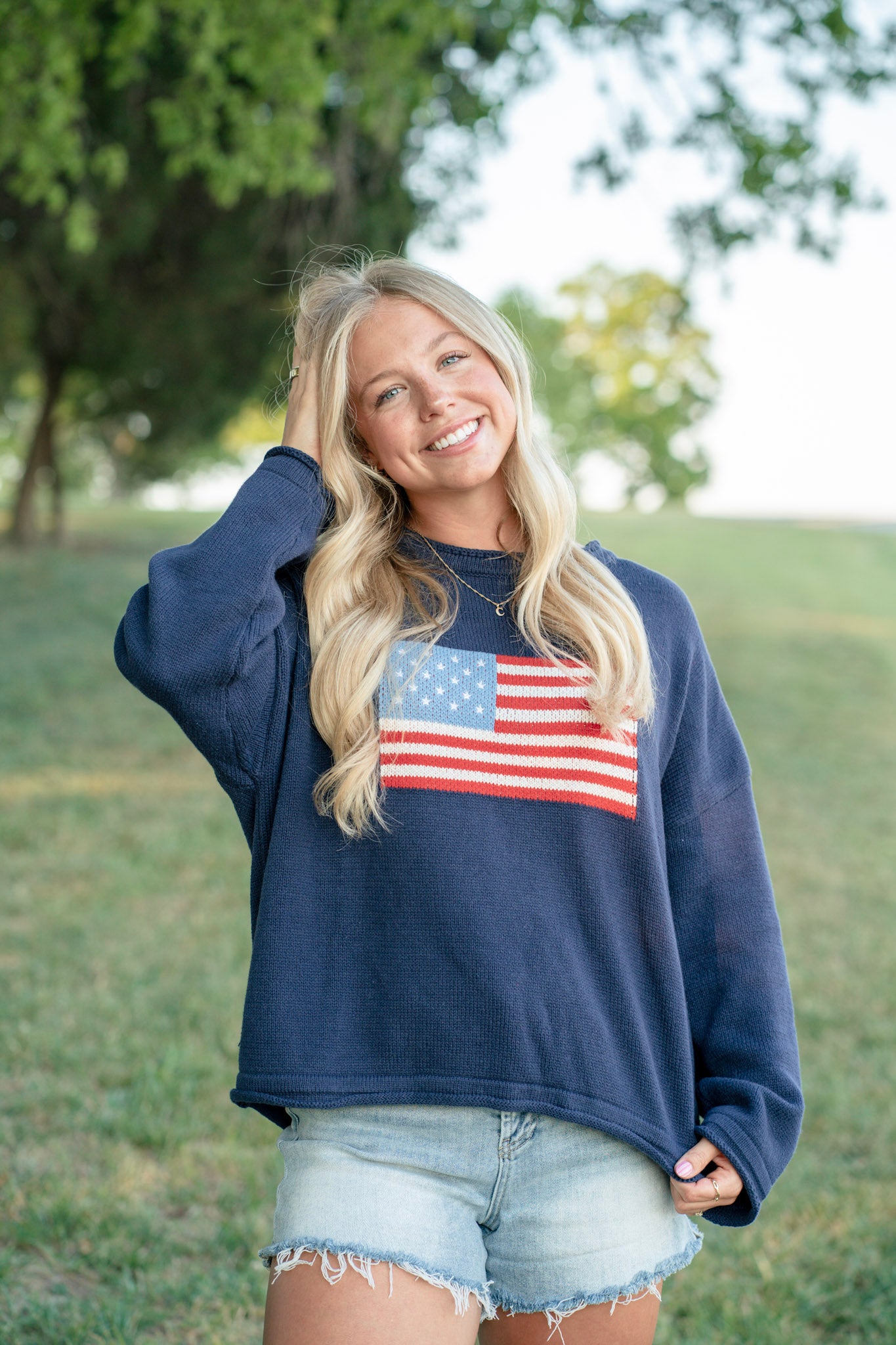 Knitted Flag Sweater