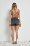 HIGH RISE SHORTS WITH CROSS OVER SIDE SLIT
