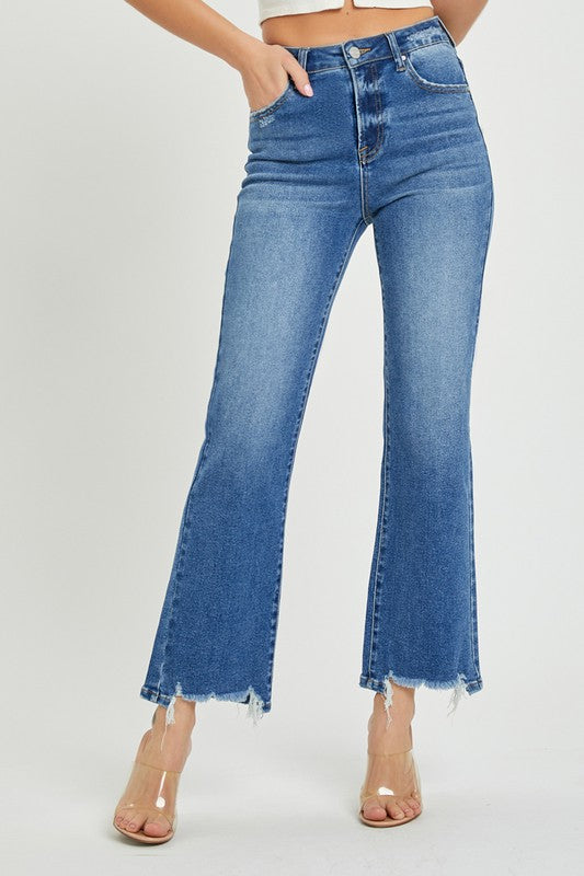 plus size high rise relaxed straight