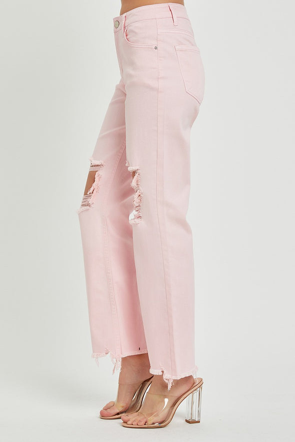 high rise straight pant