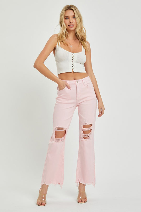 high rise straight pant