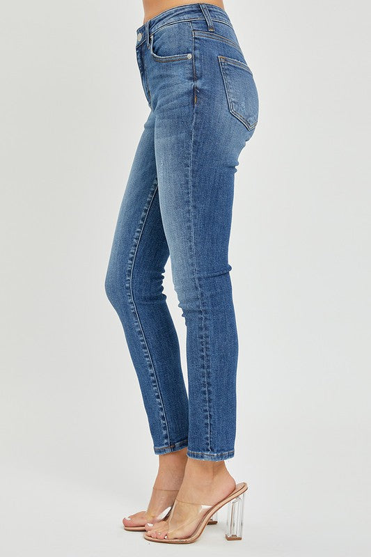 plus size mid rise skinny