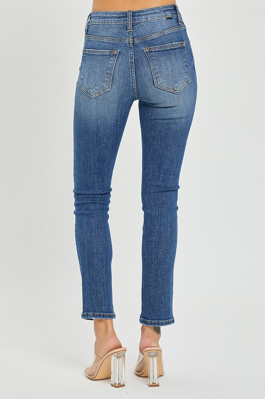 plus size mid rise skinny