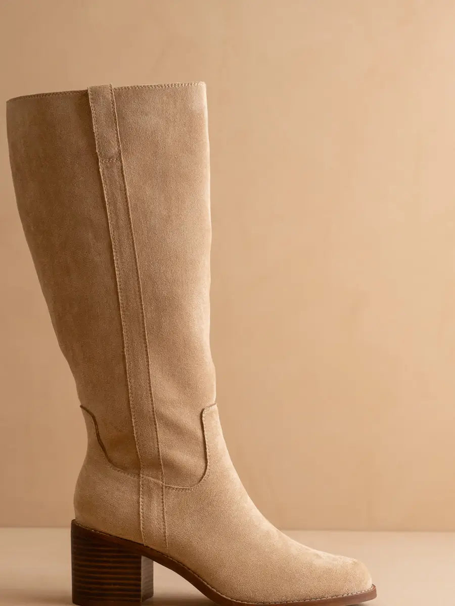 The Harriet Almond Tall Riding Boot