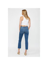 Mid Rise Boot Cut Crop