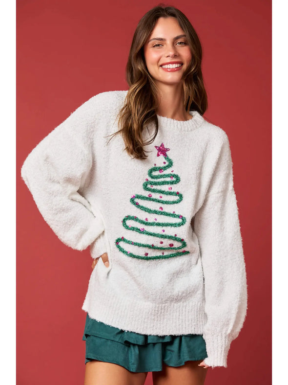 christmas tree sweater