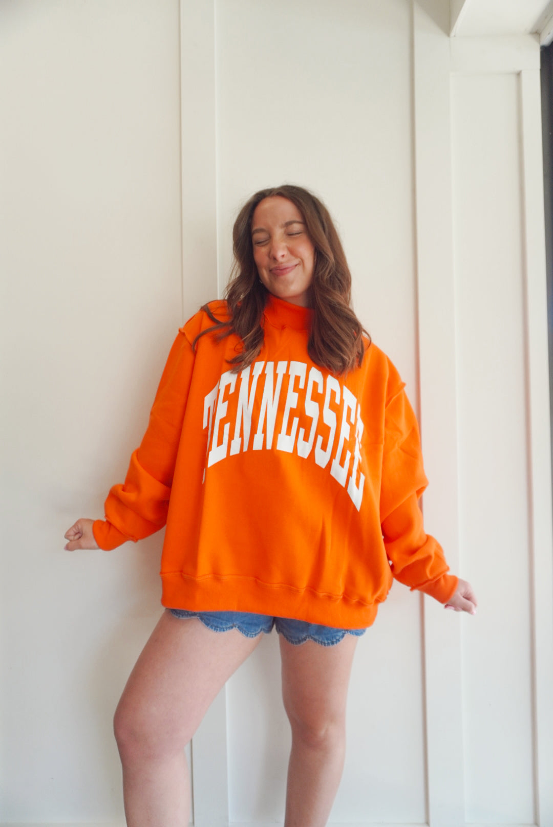 TN Orange Reversible Mockneck