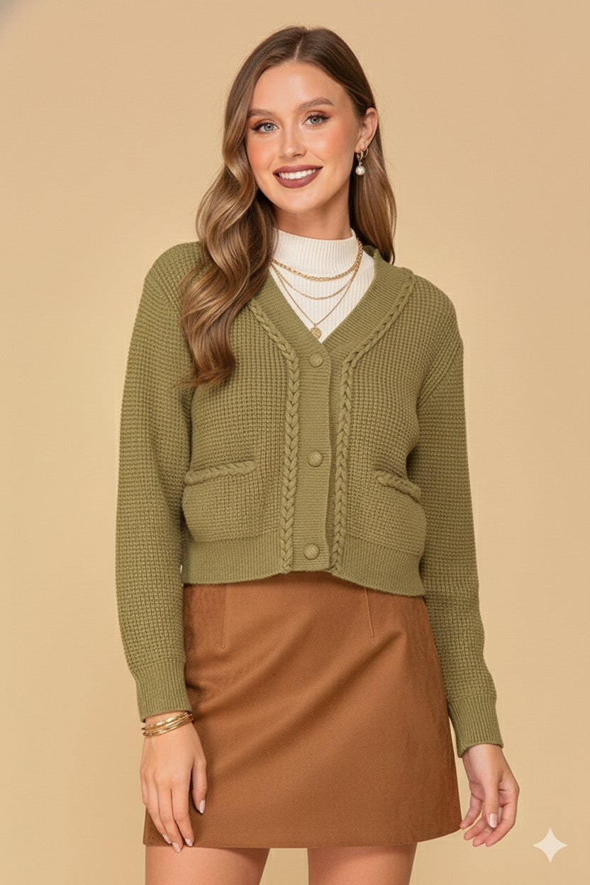 Fall Cardigan OLIVE