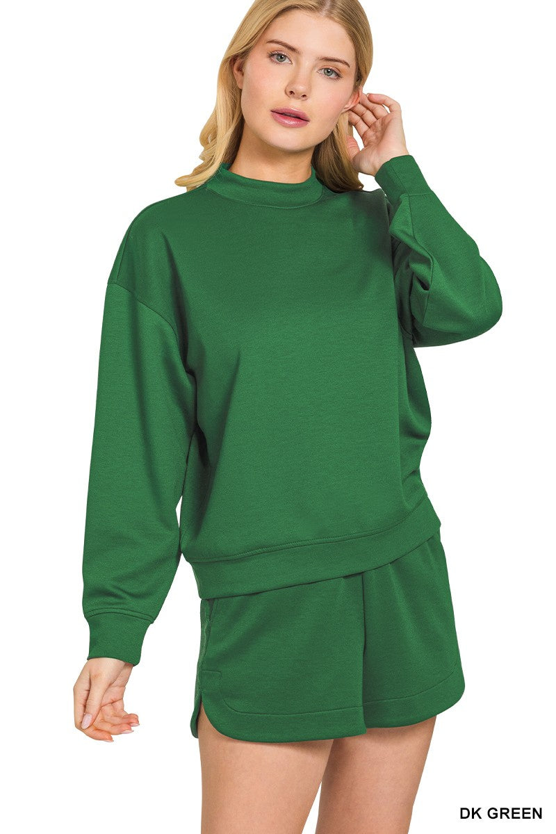 Scuba Pullover & Shorts Set DK GREEN