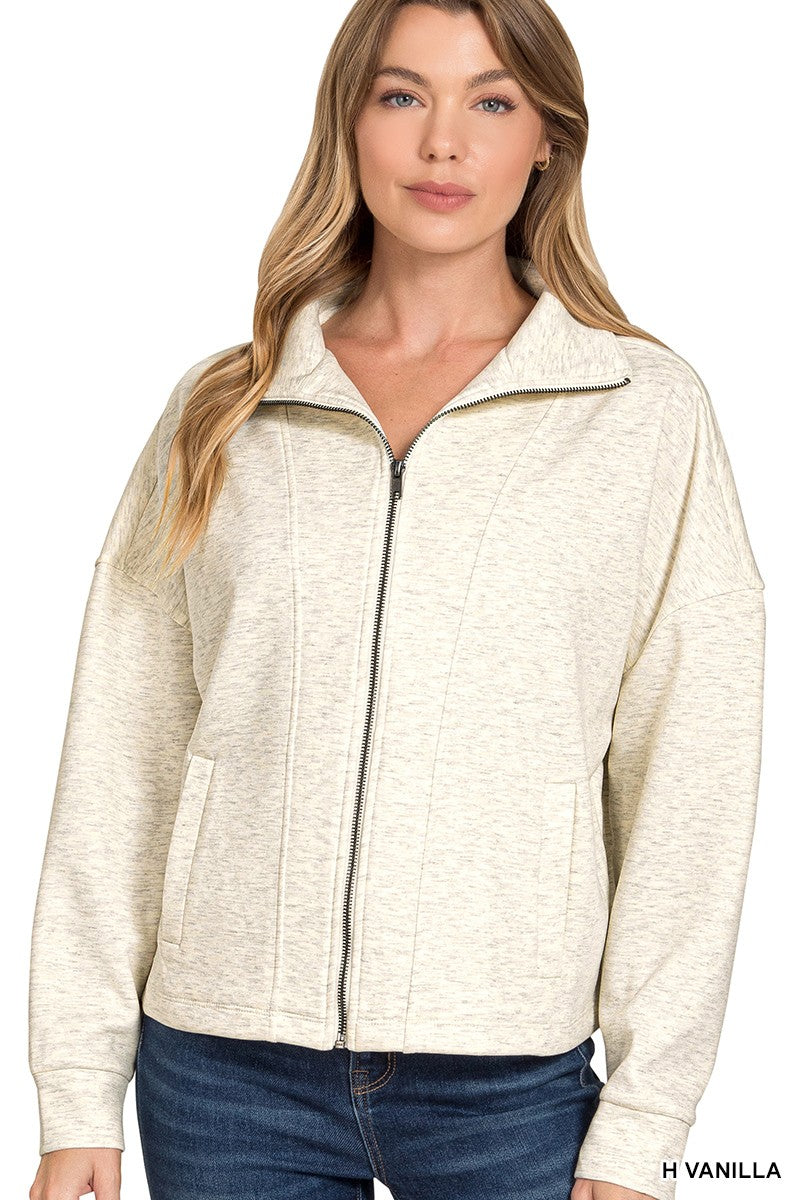 Scuba Full Zip Jacket H VANILLA