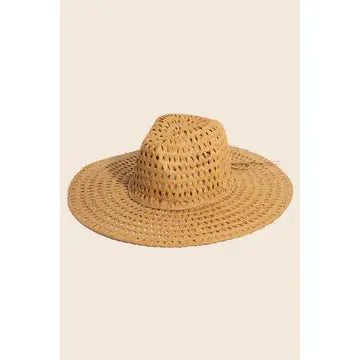 Straw Braid Floppy Hat