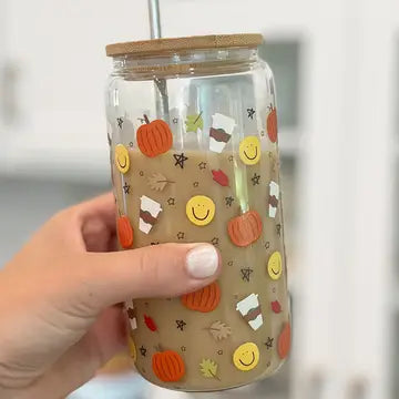 FALL GLASS CUP