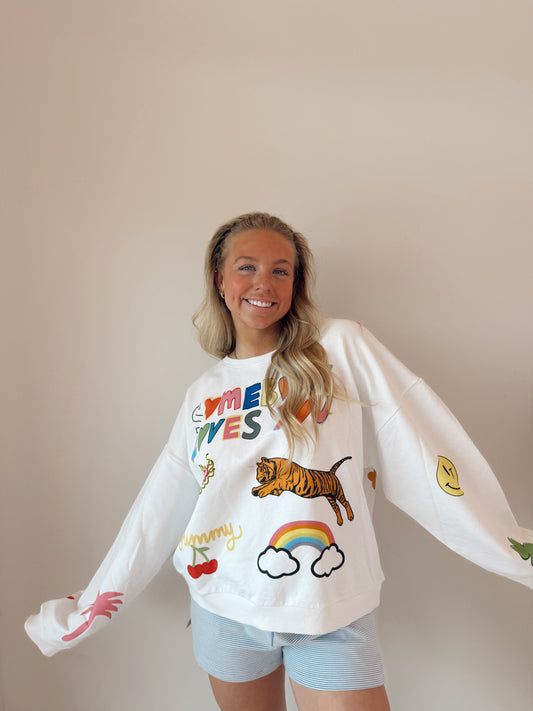 Somebody loves you sweatshirt