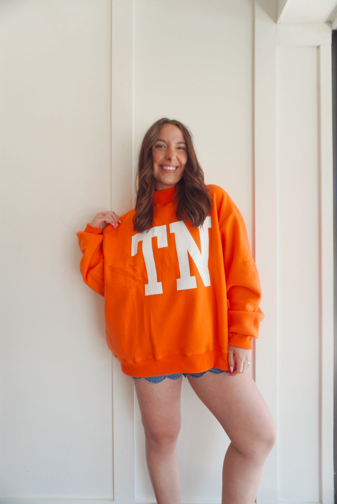 TN Orange Reversible Mockneck