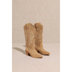 flora taupe boot