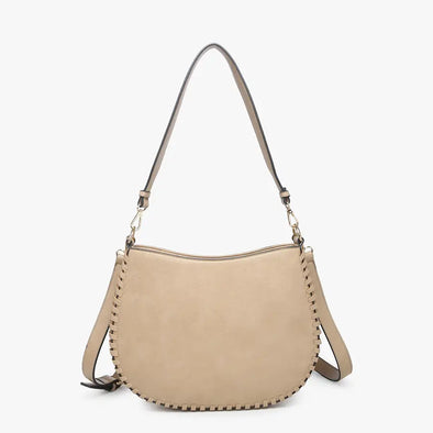 Raquel Whipstitch Trim Saddle Bag