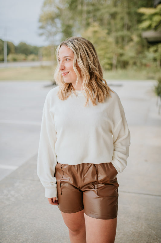 comfy long sleeve oversized top