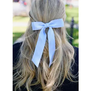 Gertrude Hair Bow Light Blue