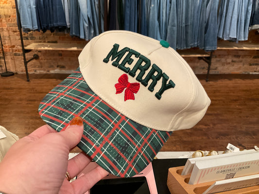 Merry Plaid Hat