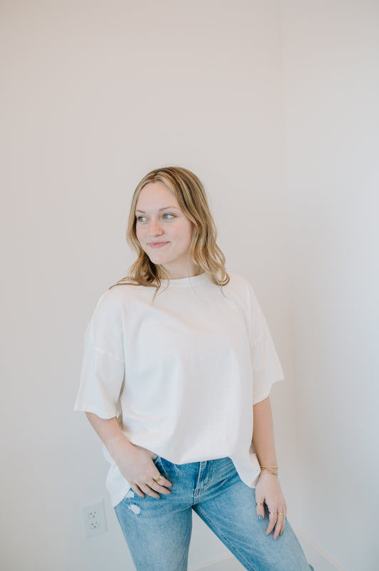 easy tee off white