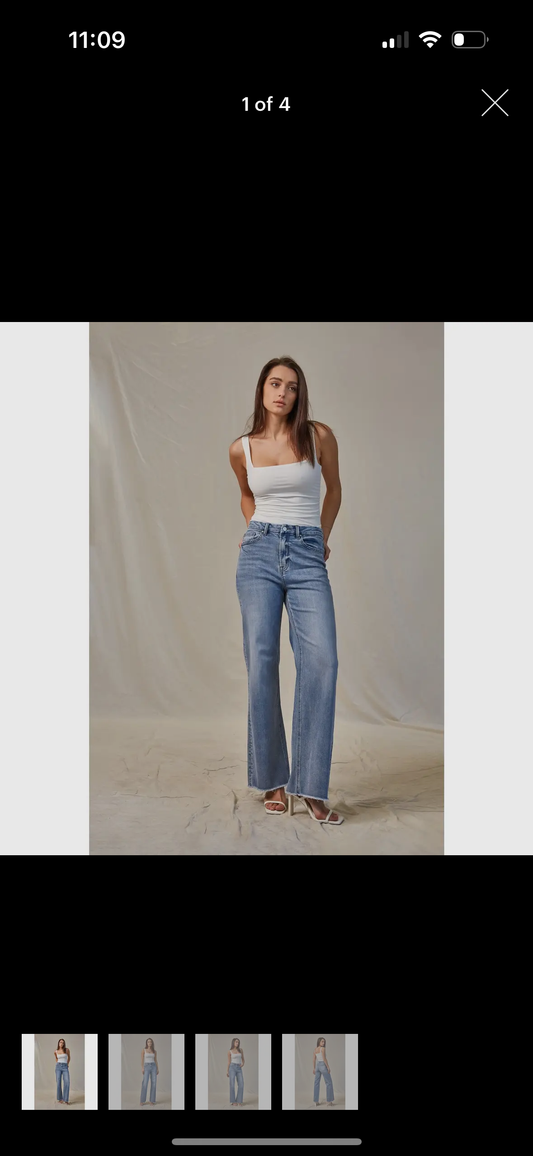Super high wide leg